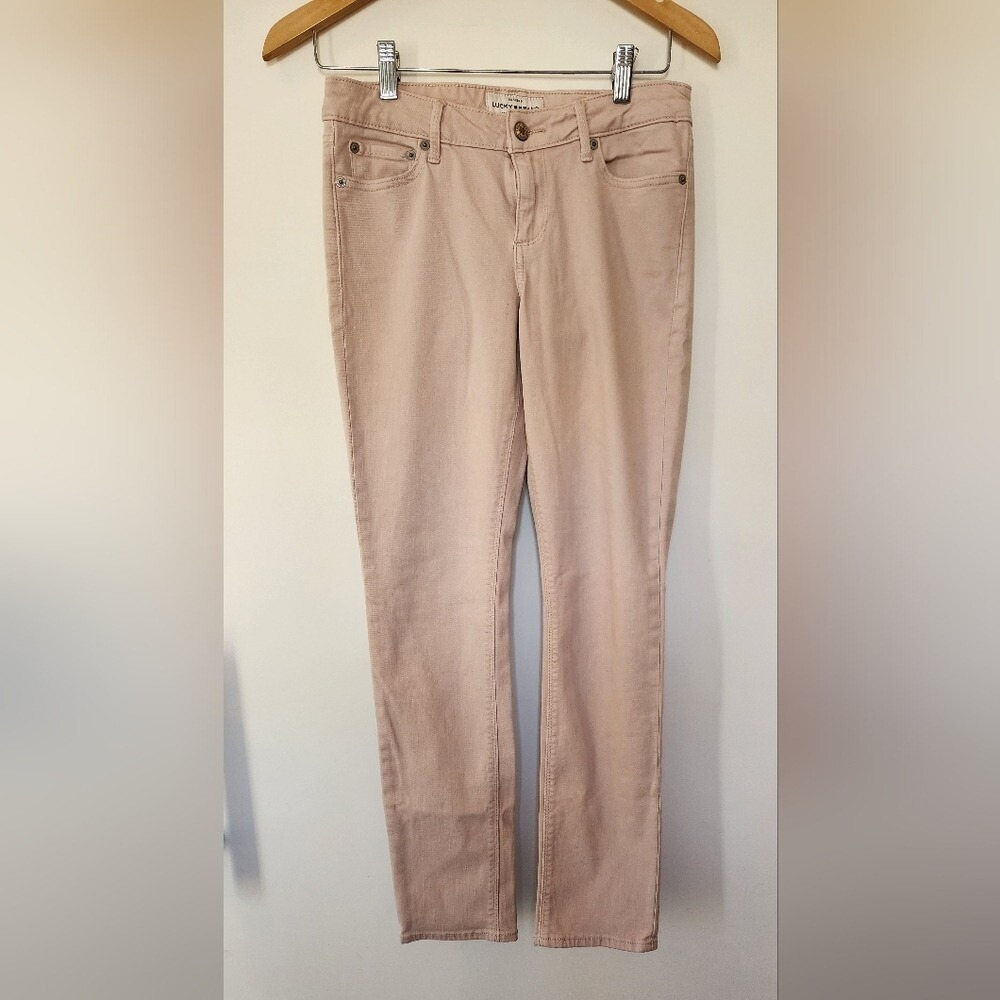 Lucky Brand Light Pink Denim Jeans 4/27 Skinny